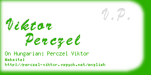 viktor perczel business card